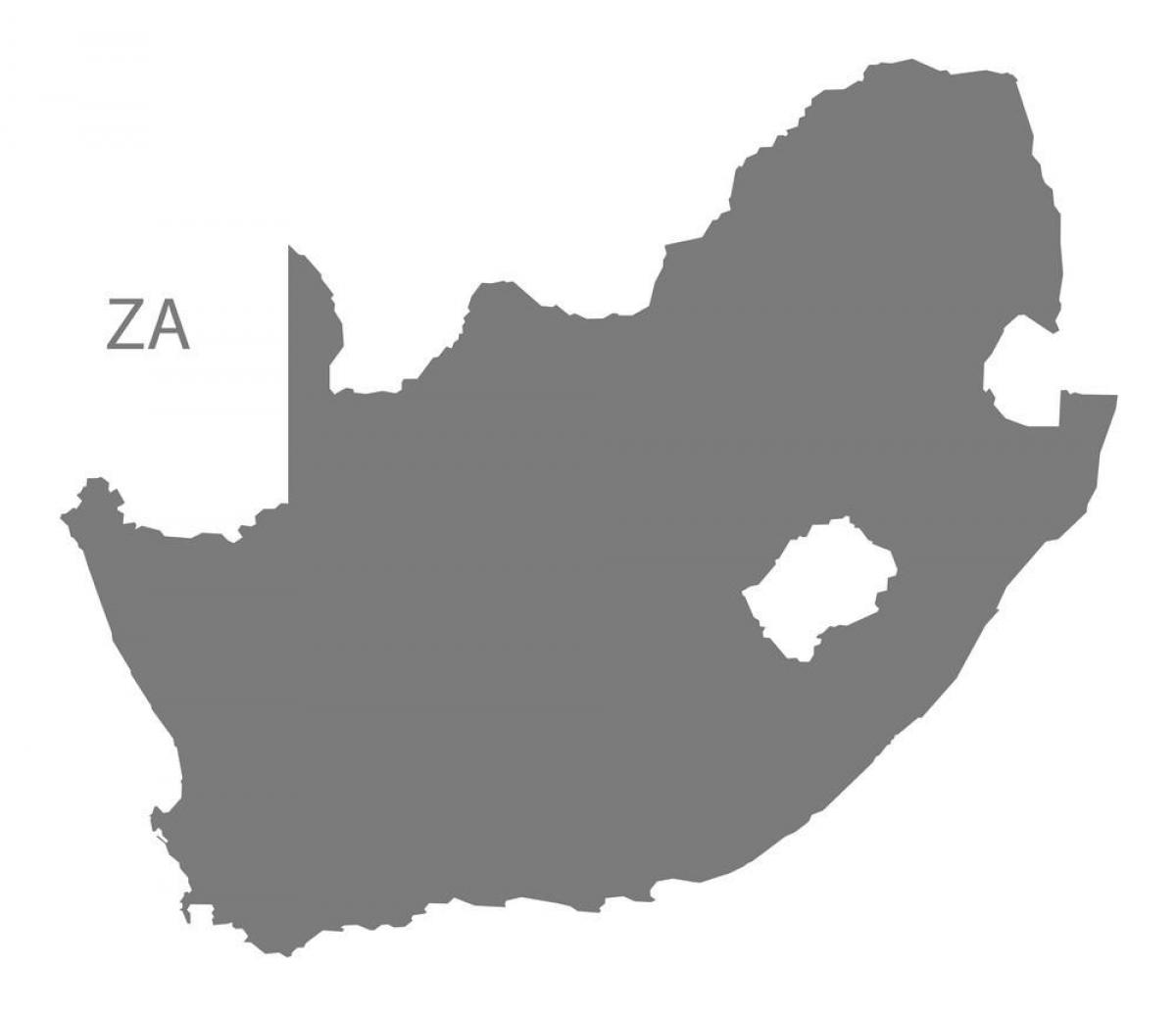 векторная карта Южной Африки