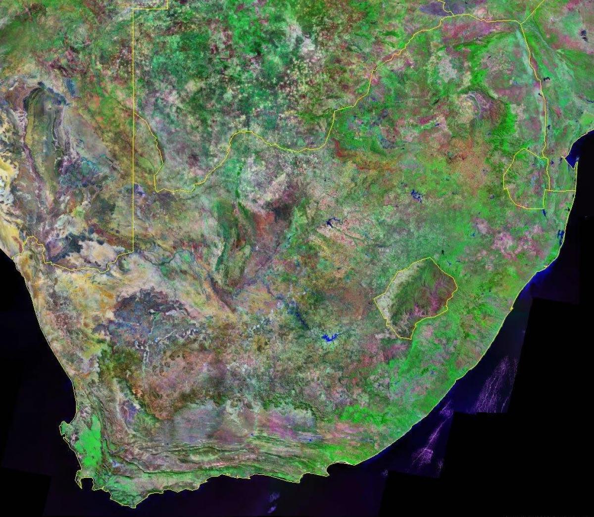карта неба Южной Африки